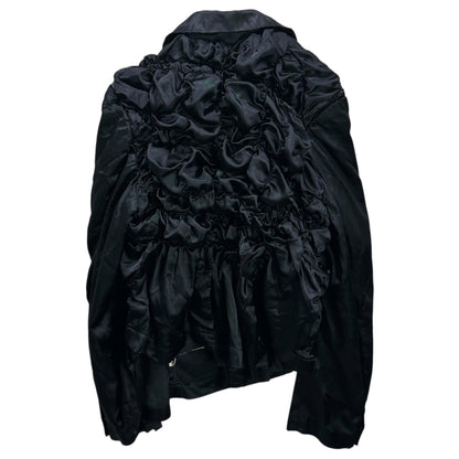 CDG CDG 26SS Gathered Round Collar Jacket Navy Size S