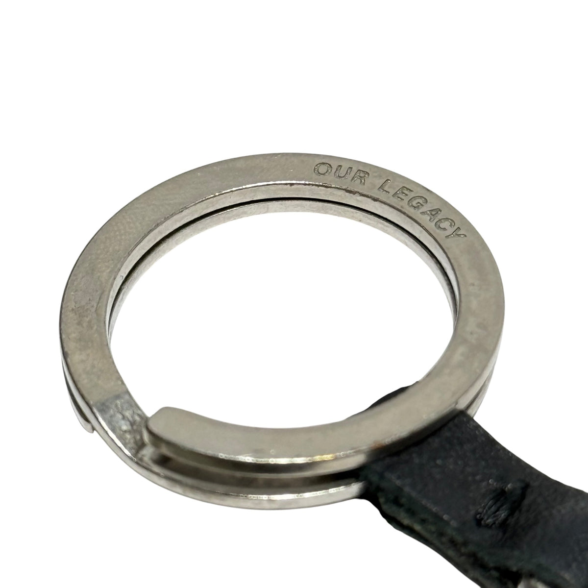 OUR LEGACY Ladon Matte Nickel Wallet Chain Silver