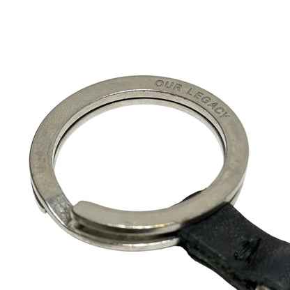 OUR LEGACY Ladon Matte Nickel Wallet Chain Silver