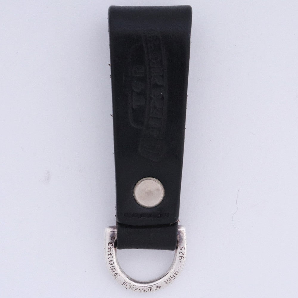 CHROME HEARTS Cross Ball Belt Loop D-Ring Black Size F