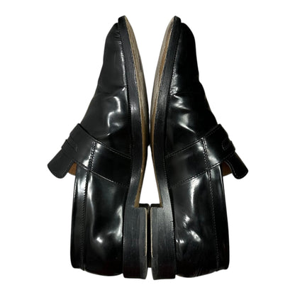 MAISON MARGIELA Tabi Coin High-Shine Leather Loafers Size 38