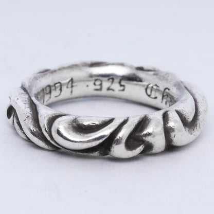 CHROME HEARTS Scroll Band Ring Silver Size ONE SIZE