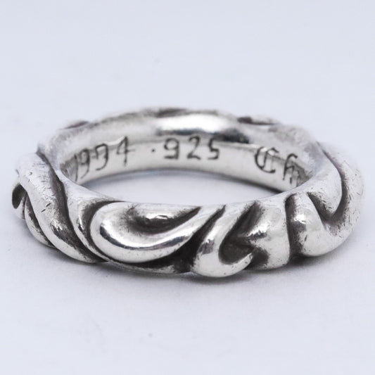 CHROME HEARTS Scroll Band Ring Silver Size ONE SIZE