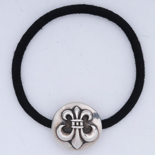 CHROME HEARTS BS Fleur Hairband Concho Bracelet Black Size F