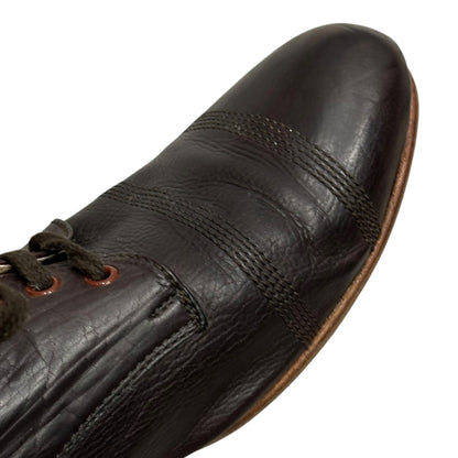 Christopher Nemeth 00s Toe-Stitched Dark Brown Sneakers Size 27.0cm