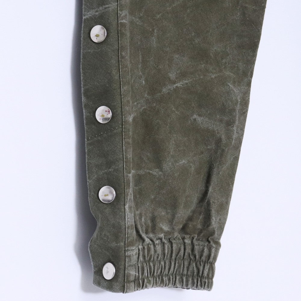 INDEPICT Military Tent Fabric Double Knee Pants Green Size M