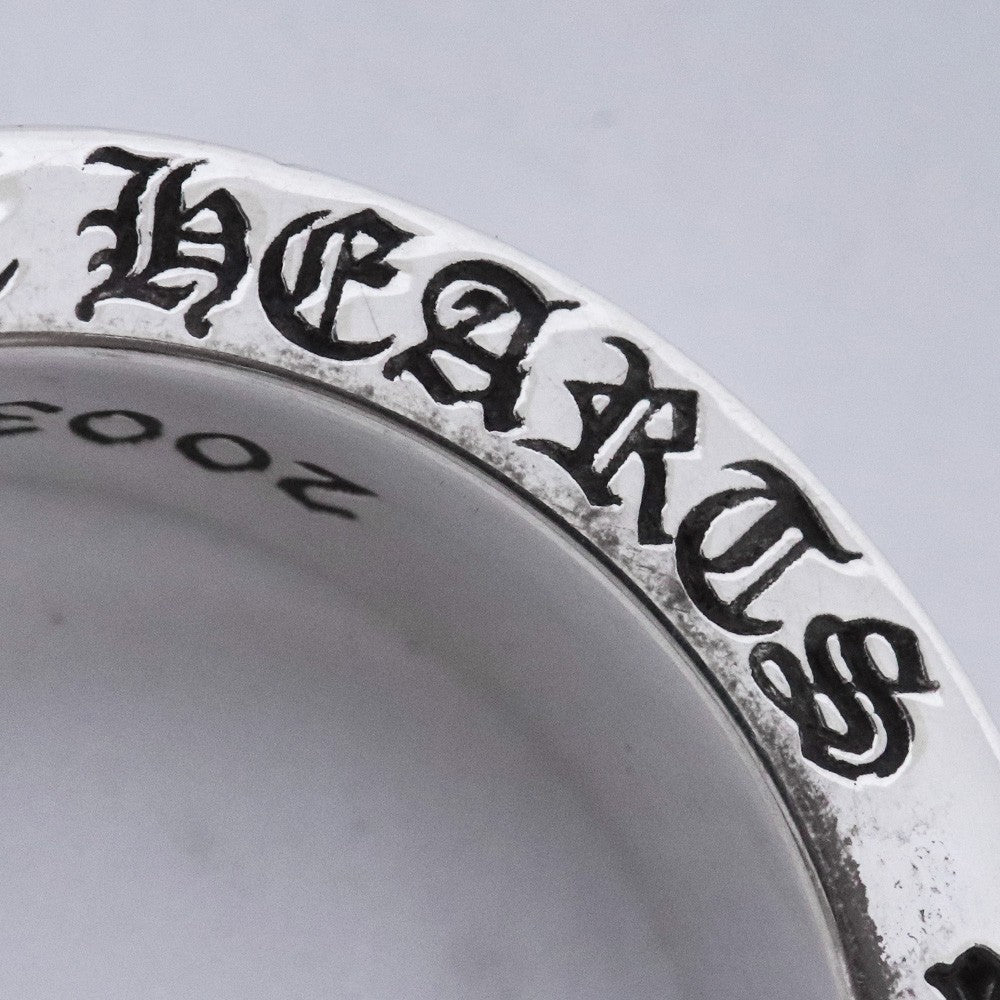 CHROME HEARTS 6mm Spacer Forever Ring Silver Size JP 16.5