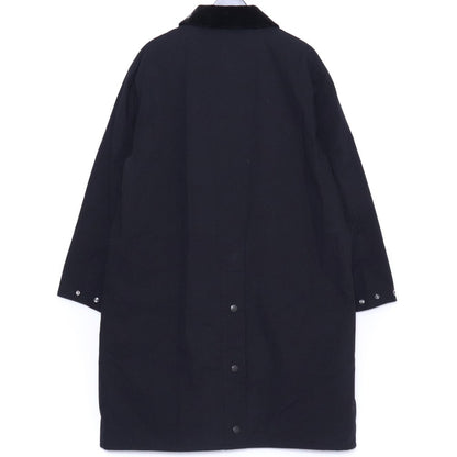 BARBOUR ONLY ARK OS Burghley Modifie Coat Black Size 40
