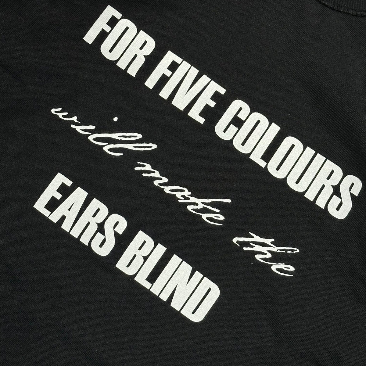 UNDERCOVER "FOR FIVE COLOURS" Raglan Sweatshirt Size 4