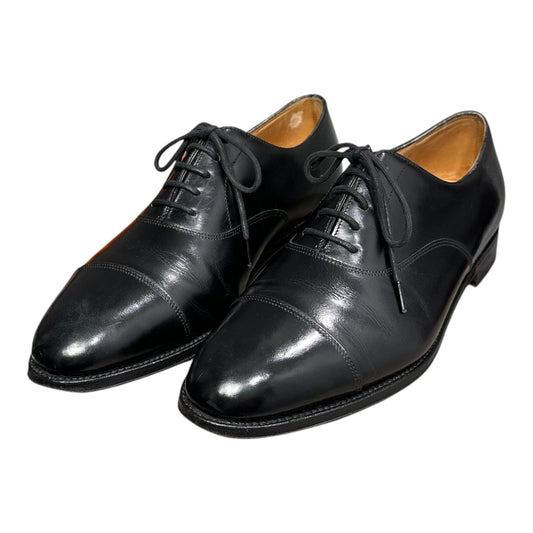 JOHN LOBB CITY II Straight Tip Oxfords Black Size UK 6EE
