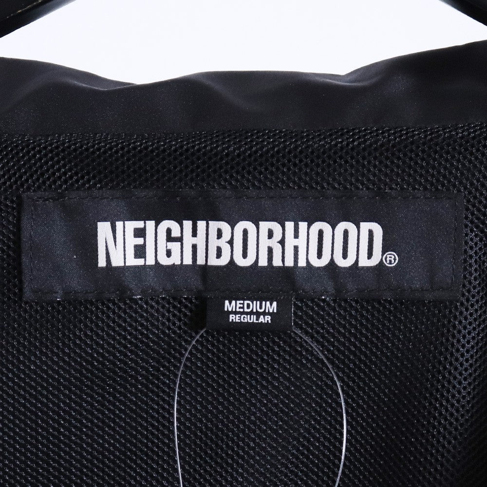 NEIGHBORHOOD 24SS Nylon Track Jacket Black Size M