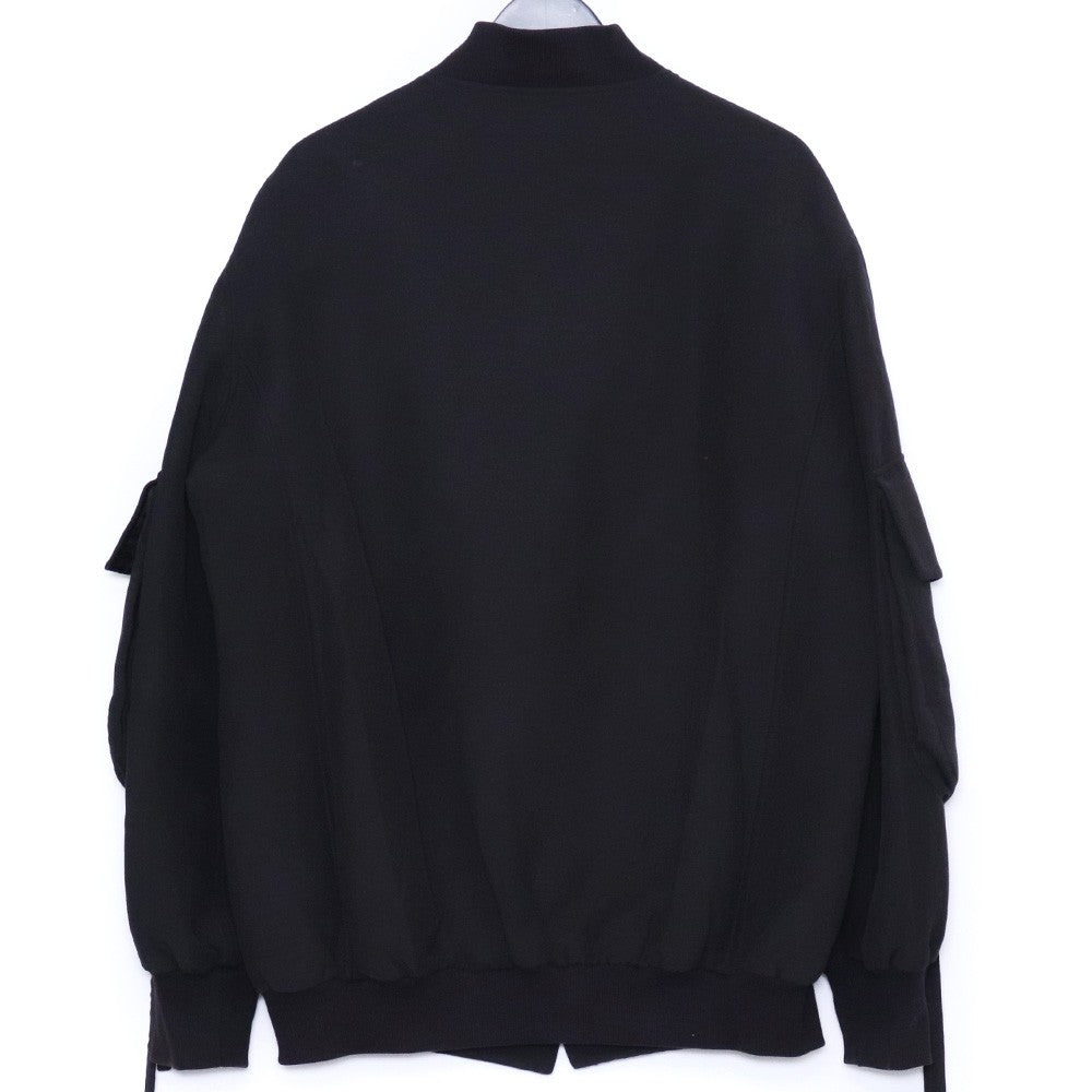 SOSNOVSKA LOOM OSAKA Wide Patch Pocket Bomber Black Size S