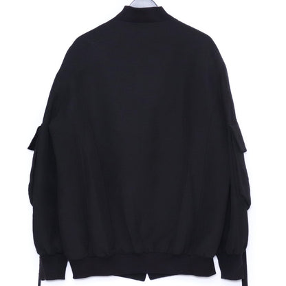 SOSNOVSKA LOOM OSAKA Wide Patch Pocket Bomber Black Size S