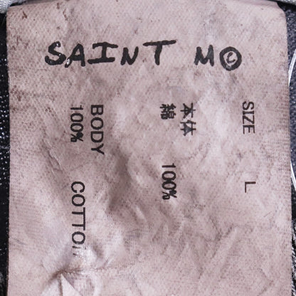 SAINT MICHAEL 25SS Egg Print T-Shirt Black Size L