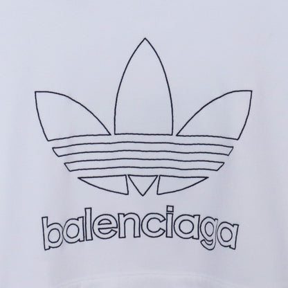 BALENCIAGA × ADIDAS 23SS Large Fit Hoodie White Size 2