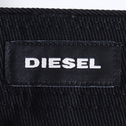 DIESEL Cool Wool Adjustable Belt Cargo Pants Black Size 30