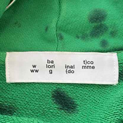 BLANKMAG x BAL Elle Showering Tie Dye Hoodie Green Size 3