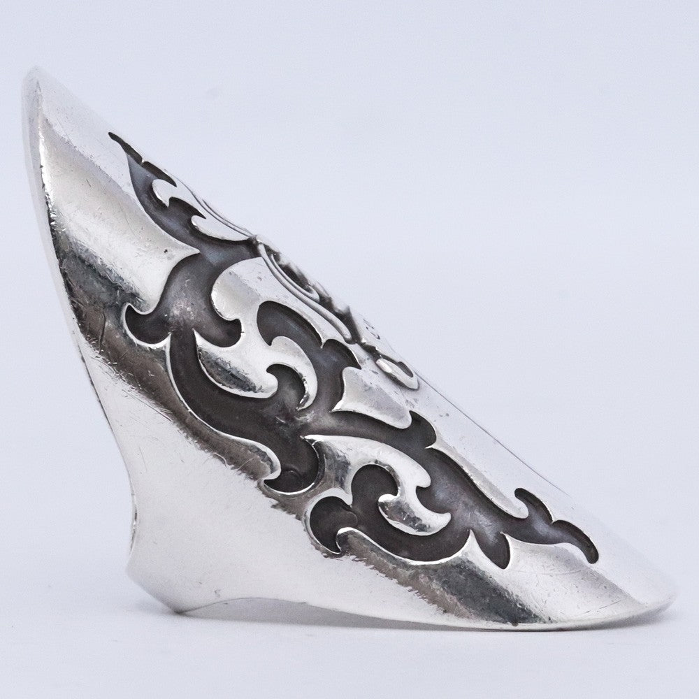 CHROME HEARTS CANNOLI DAGGER Silver Ring Size ONE SIZE