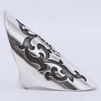 CHROME HEARTS CANNOLI DAGGER Silver Ring Size ONE SIZE