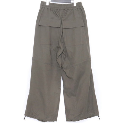 A.F Artefact STRING-SQUEEZING WIDE PANTS Khaki Size 2