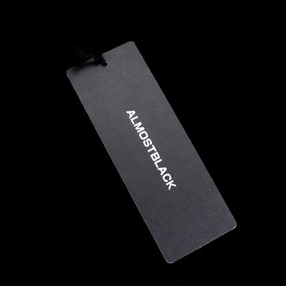 ALMOSTBLACK Button Adjust Pullover Hoodie Black Size 2