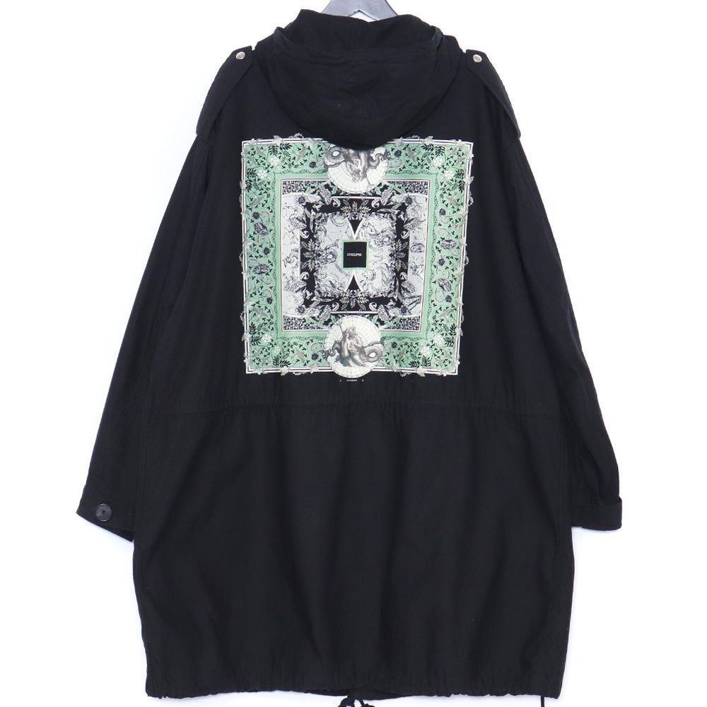 GIVENCHY 20AW ATLANTIS Mod Coat Black Size 48
