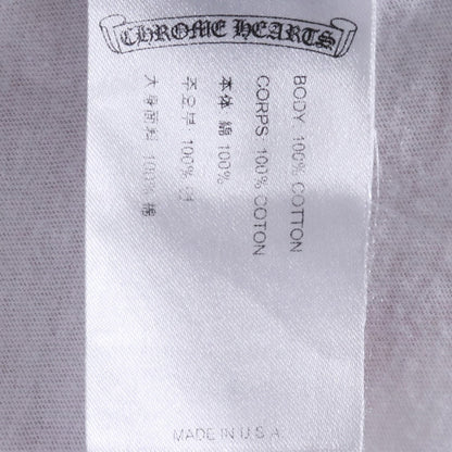 Chrome Hearts Back Horseshoe Print T-Shirt White Size L