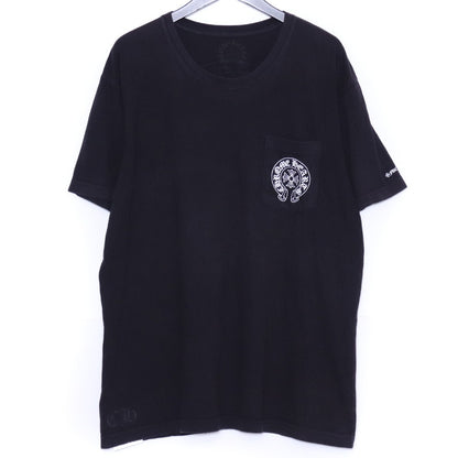 Chrome Hearts Horseshoe Pocket T-Shirt Black Size XL
