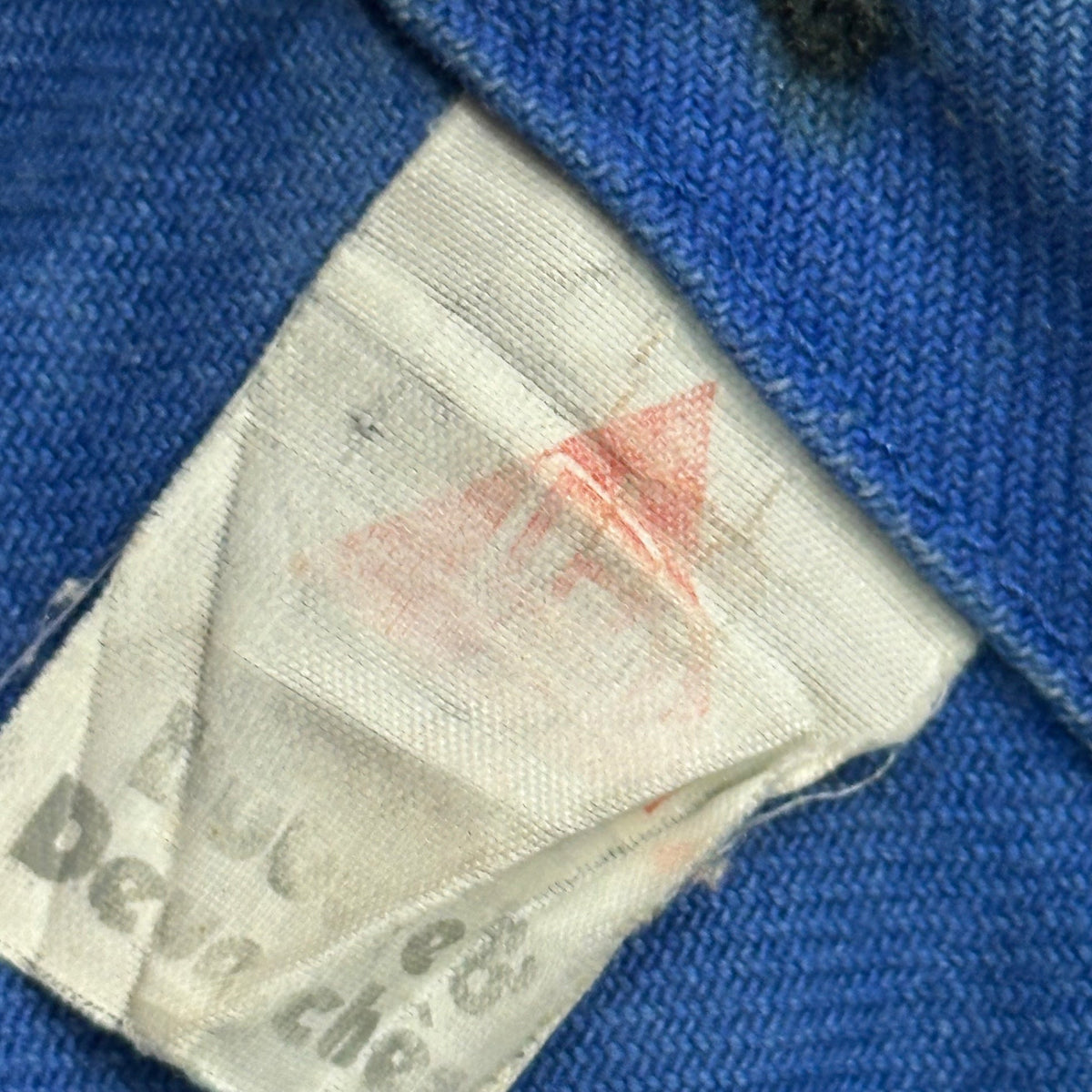 FRENCH VINTAGE 50s-60s Boro French Work Pants Blue