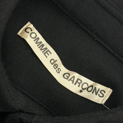 COMME des GARCONS 80s Knit Lace Patch Wool Sweater