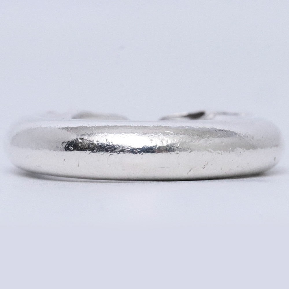 CHROME HEARTS Silver Double Dog Ring Size ONE SIZE
