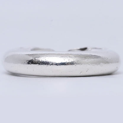 CHROME HEARTS Silver Double Dog Ring Size ONE SIZE