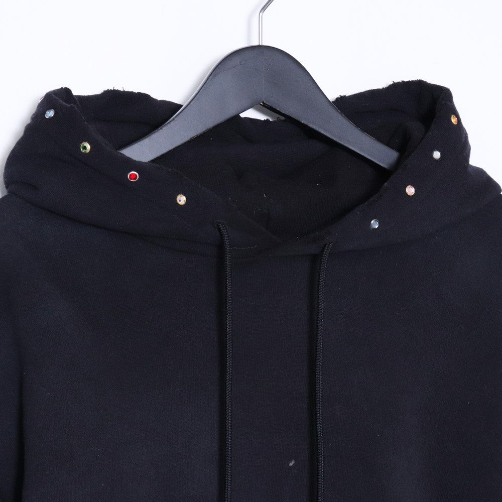ROAR GUNS 25AW Rhinestone Hoodie Black Size 4