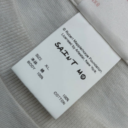 SAINT MICHAEL 25SS Mapplethorpe Collab T-Shirt White Size XL