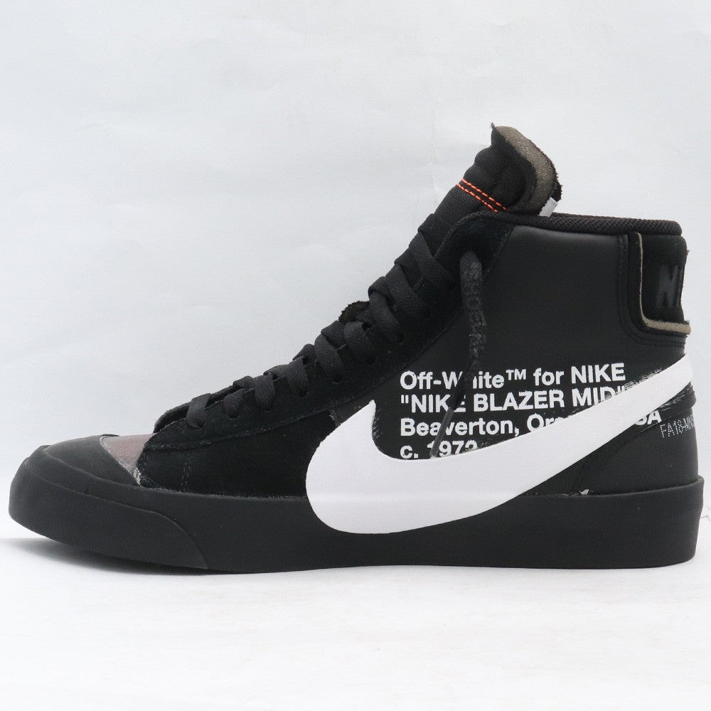 Off-White BLAZER MID THE 10 Hi-Top Sneakers Black Size 27cm