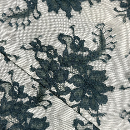 COMME des GARCONS 98SS Floral Lace S/S Shirt Green Size M