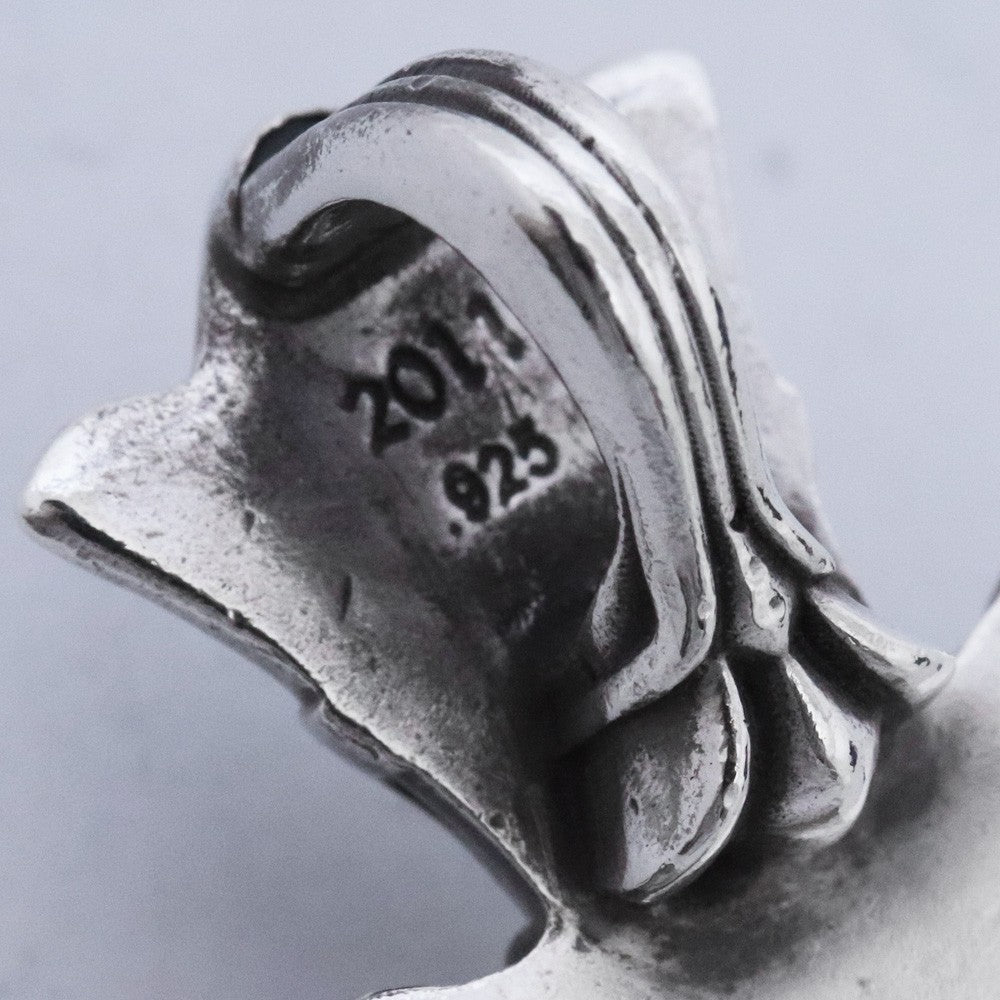 Chrome Hearts DBL CH CRS SML Silver Pendant