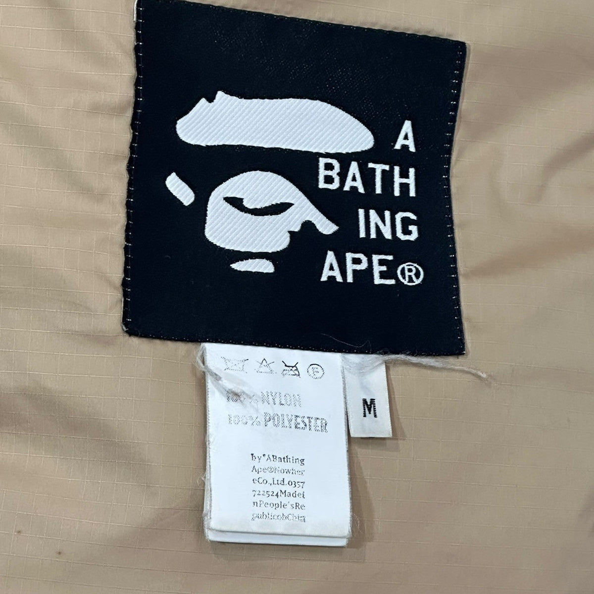 Bape A BATHING APE 90's 1st Camo Goose Down Jacket Size M