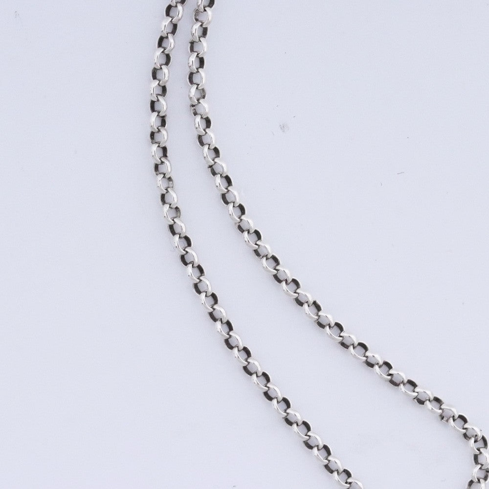 CHROME HEARTS 18inch Roll Necklace Silver Size ONE SIZE
