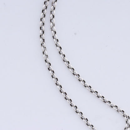 CHROME HEARTS 18inch Roll Necklace Silver Size ONE SIZE