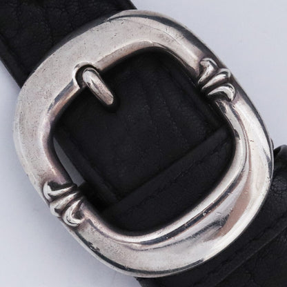 Chrome Hearts #1 Snat Pack Leather Waist Bag Black Size #1