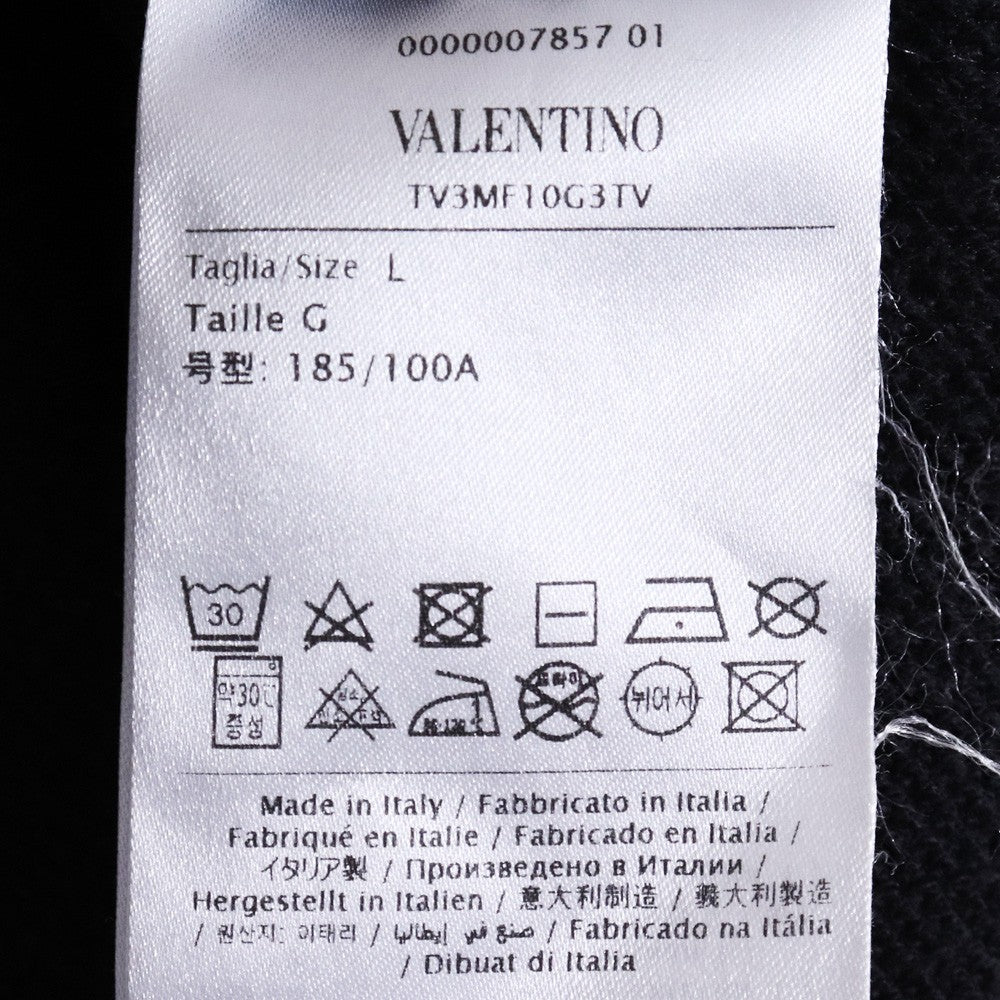 VALENTINO VLTN Logo Long Sleeve Sweatshirt Black Size L