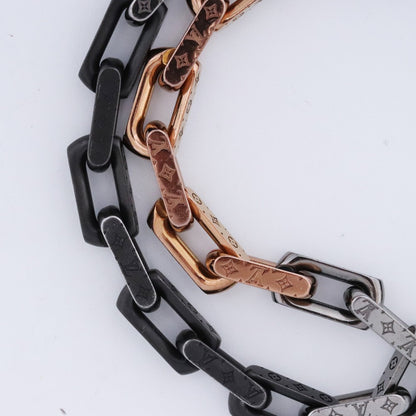 Louis Vuitton Monogram Chain Metal Silver Gold Size F