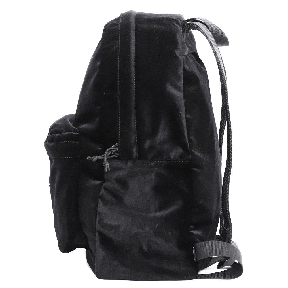 SUPREME 25AW Velvet Backpack Black Size F