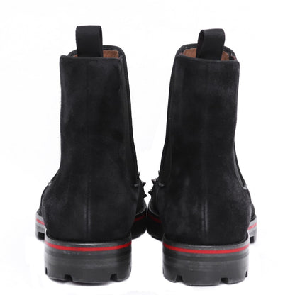 CHRISTIAN LOUBOUTIN Melon Spikes Boots Black Size EU 41