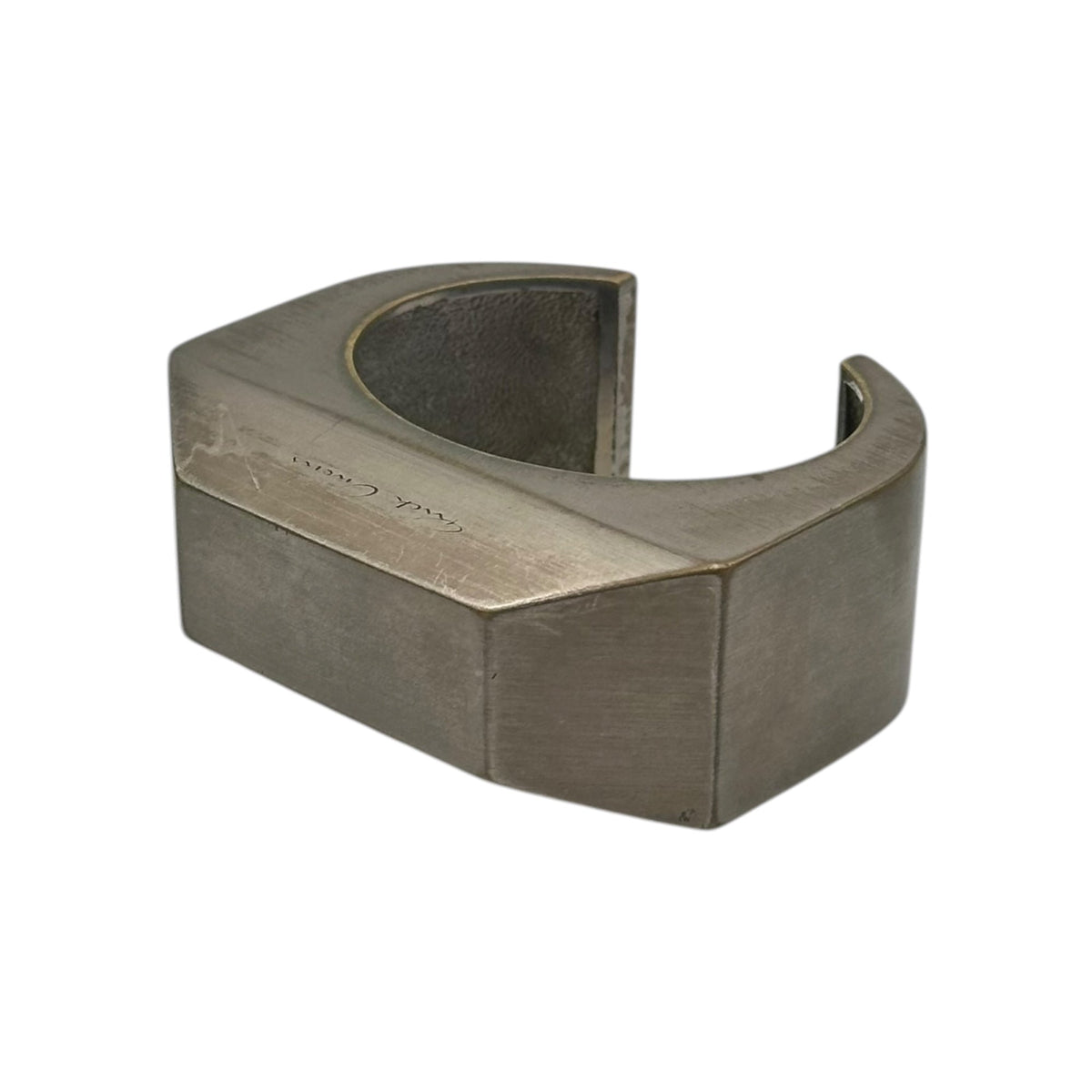 Rick Owens PEERFORMA Brass Bracelet Silver