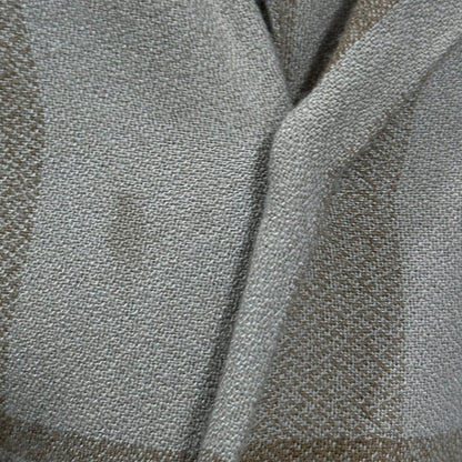 TOWNCRAFT Plus 60s Ombre Check Rayon Collar Shirt Size M
