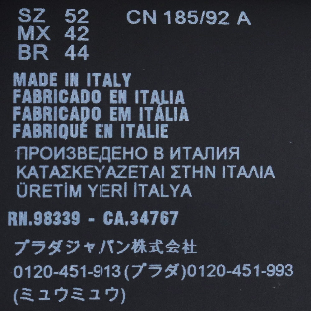 PRADA Re-Nylon Padded Logo Down Vest Green Size 52