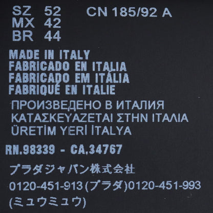 PRADA Re-Nylon Padded Logo Down Vest Green Size 52