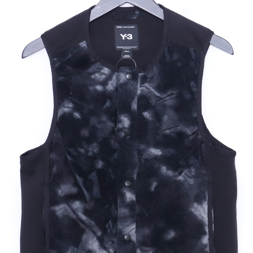 Y-3 M AOP Nylon Vest Black Tie-Dye Size XS